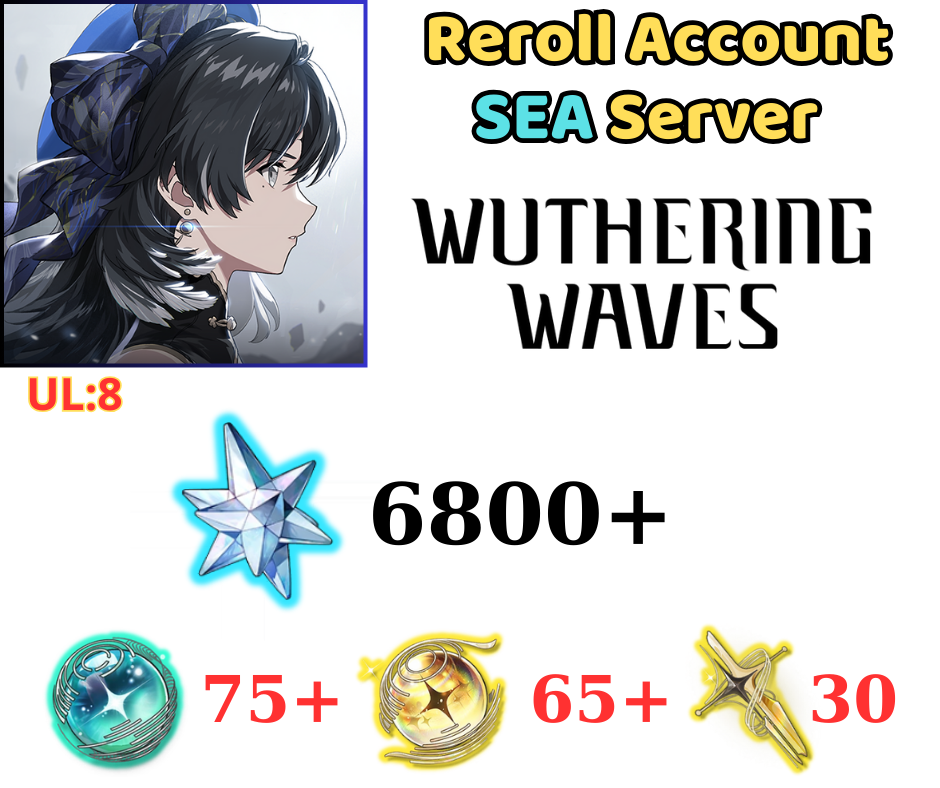 [SEA] Wuthering Waves Reroll 6800+ Astrite